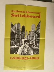 National Runaway Switchboard Promo Poster von Mike Saenz (1994) RAR - Bild 1 von 3