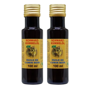 Schwarzkümmelöl Kaltgepresst Ägyptisch Naturbelassen Bio Nigella Sativa 2x100ml - Bild 1 von 5