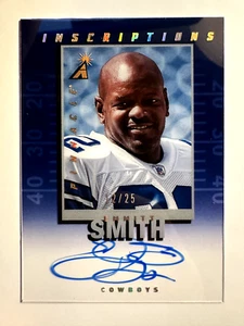 2020 Panini Inscriptions #PI-ES Emmitt Smith /25 - Picture 1 of 2