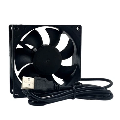 8cm Usb Fan Chassis Router Cooling Fans 3000RPM Practical Radiator - Image 1 of 4