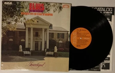 NM Elvis Presley Recorded Live on Stage in Memphis Graceland Vinyl LP RCA 1-0606 Foto 1 de 4