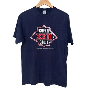 Camiseta Vintage Super Bowl XXII 1988 San Diego Talla L - Imagen 1 de 4