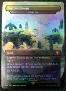 MTG *Barrow-Downs Bojuka Bog Full Art Foil x1* (LP) Herr der Ringe Kommandant - Bild 1 von 2