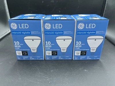 GE Lighting Bombilla Led Br30, 10W, 2700K, Nueva en Caja Abierta Juego de 3 Foto 1 de 4