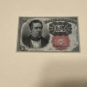 1874 Quinta Emissione 10c Stati Uniti Banconota Moneta Frazionaria Vicino A/U - Foto 1 di 2