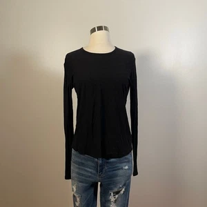 Standard James Perse • Langarmshirt schwarz - Bild 1 von 4