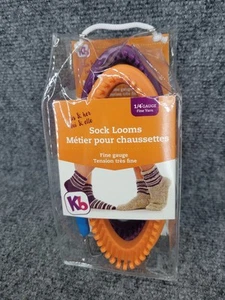 Authentic Knitting Board Sock Loom 8"X3.5" 2/Pkg-His & Her KB4488 - Picture 1 of 3