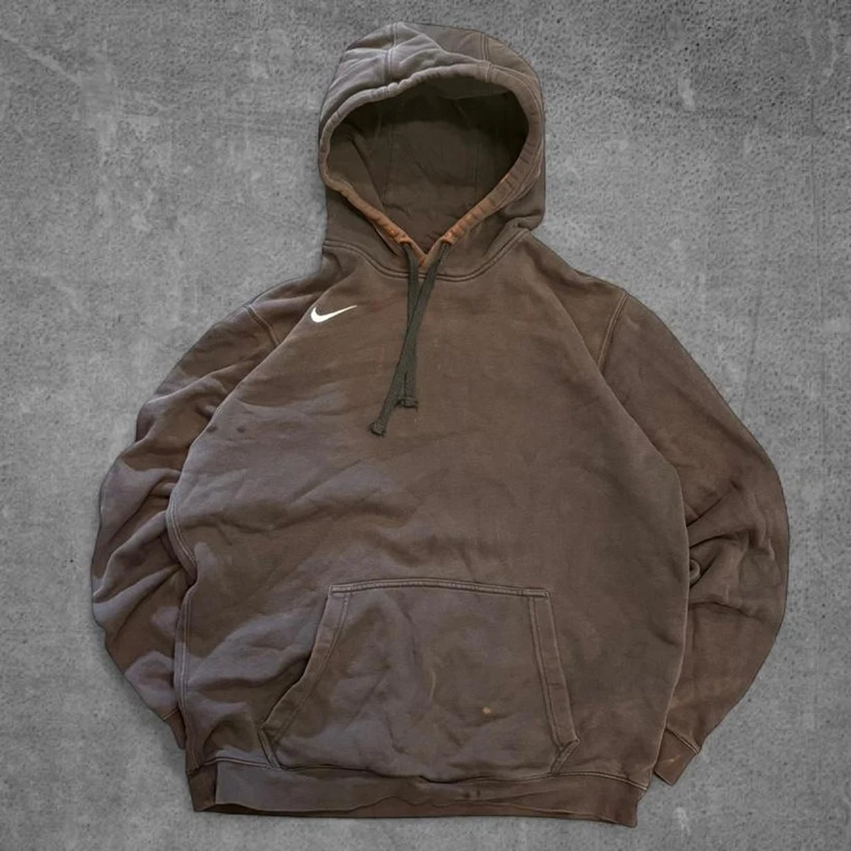 Sudadera con capucha para hombre Nike descolorida calce cuadrado talla L Foto 1 de 4