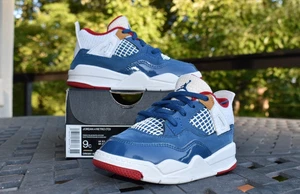 Nike Air Jordan 4 Retro TD 'Messy Room' 2023 DR6951-400 Little Kid Größe 9C - Bild 1 von 9