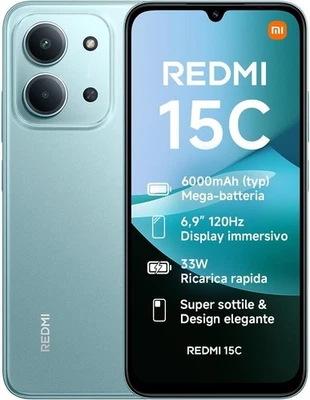 Xiaomi Redmi 15C Dual SIM 8GB RAM 256GB GREEN - Immagine 1 di 4