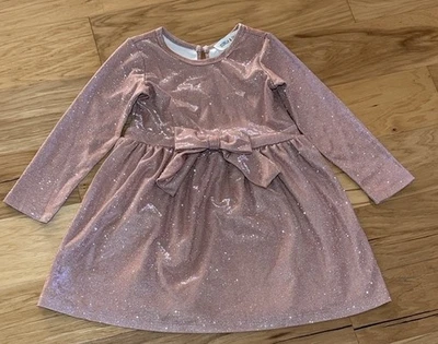 Платье для девочек Isobella & Chloe металлик сверкающее вечеринка праздники розовое размер 6 - Изображение 1 из 4