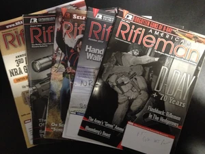 5 Magazine lot. American Rifleman. 2011-2015 - Picture 1 of 4
