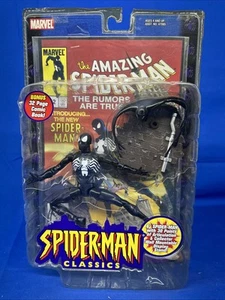 Spider-Man Classics Black Symbiote Suit 6" Actionfigur mit Comic Neu in OVP Top - Bild 1 von 9