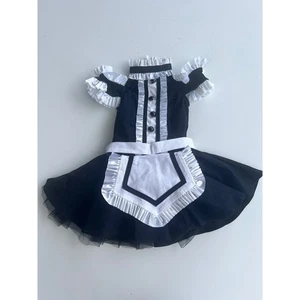 Weissman Ropa de Baile Disfraz Niño Pequeño Niños Niñas Vestido de Criada Negro Blanco Volantes - Imagen 1 de 13