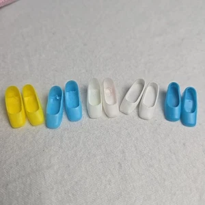 Mattel Barbie Francie Mod Square Toe Schuhe Japan Hong Kong Taiwan Konvolut 5 Paar - Bild 1 von 7