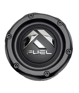 Fuel Matte Black Snap In Wheel Center Cap 1003-49TMB - Picture 1 of 3