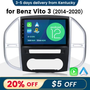 Carplay Car Stereo Radio GPS Navi 2+32G For Mercedes Benz Vito 3 2014-2020 - Bild 1 von 13