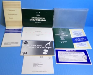 94 1994 Dodge Caravan owners manual - Picture 1 of 1