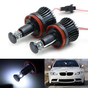 Fit BMW Canbus Angel Eye E70 E90 E92 H8 HALO RING 20W LED White Light Bulbs G7 - Picture 1 of 5
