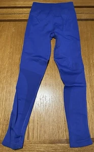 Lululemon Women's Leggings Athletica Blue Stretch Size 6 - Picture 1 of 8