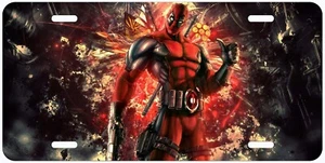 Deadpool Aluminium Neuheit Auto Nummernschild - Bild 1 von 2