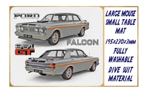 FORD FALCON SEDAN XY 351 GT, MOTOR CAR - MOUSE MAT / SMALL PLACE MAT - Picture 1 of 2