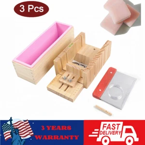 Pro Soap Making Supplies Kit 3 pcs Set Soap Tools Cakes Mold Handmade DIY NEW - Picture 1 of 12