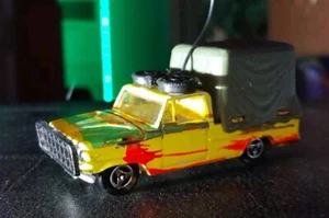 MAJORETTE ECH 1/80 Camion Safari Dodge raro pressofuso GIALLO/RARO!!!! - Foto 1 di 10