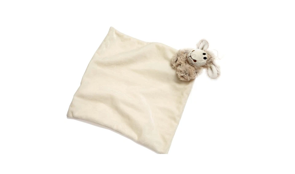 HANSEN-OVIS Ovis Plüschschaf Baby Kuscheltuch 25 x 25 cm