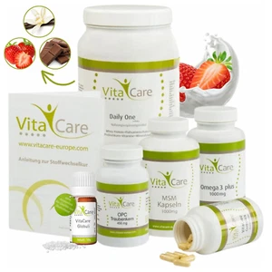 VitaCare 21-Tage-Stoffwechselkur mit Globuli + Daily One Proteinshake Erdbeere