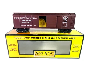 30-74155 MTH Pennsylvania (#490080) Rounded Roof Box Car w/Generator - Picture 1 of 6
