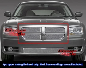 Fits Dodge Magnum SE SXT R/T Stainless Steel Mesh Grille Insert 2008 - Bild 1 von 2