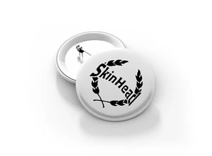 Skinhead Badges - Way Of Life/Punk - pack of 3 38mm Button Badges - Picture 1 of 4