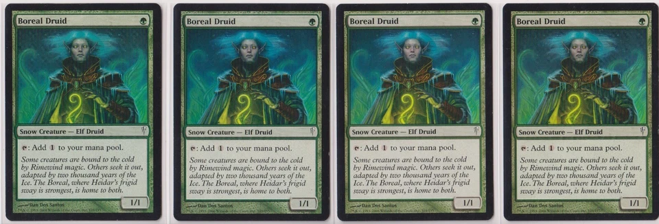 Magic: The Gathering Boreal Druid Coldsnap Non Foil x4 - Image 1 of 1