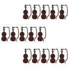  15 Sets Gift Bows for Tiny Instruments Mini Violin Decorate