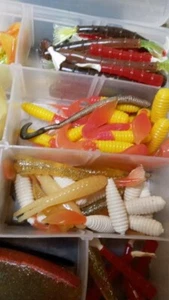 Große Auswahl Angelköder für Süß- oder Salzwasser Wildfische 125 Stück - Bild 1 von 1