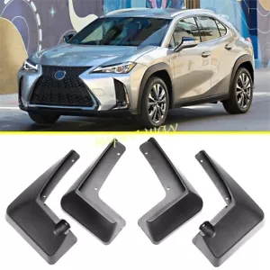 Rear&Front Black Mud Flaps Splash Guard Fenders For Lexus UX200 UX250h 2019-2023 - Picture 1 of 8
