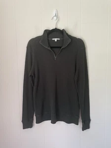 Threads 4 Thought 1/4 zip waffle knit pullover ~ organic cotton ~ men’s size M - Picture 1 of 10
