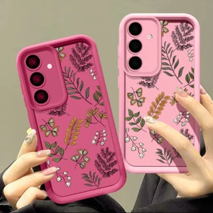 Funda de teléfono para Samsung Galaxy A15 A55 A35 A54 S25 S24 FE silicona flores cubierta - Imagen 1 de 17