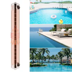 Pool Heat Exchanger PoolSpa Heat Exchanger for Swimming Pool 2"+ 1 1/2"FPT - Picture 1 of 13