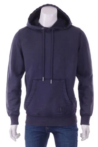 DIESEL Felpa Uomo con Cappuccio S-GIRK-HOOD-MOHI-B1 Moicano Blu - Foto 1 di 12