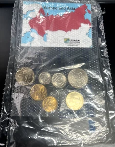 LITTLETON WORLD COIN SET EUROPE RUSSIA 7pc Kopeck UNC - Picture 1 of 2