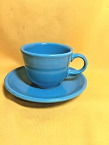 Fiesta Ware 12 oz. Ton and Jerry Java Mug - "Peacock Blue" - Picture 1 of 2