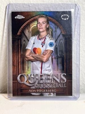 ADA HEGERBERG TOPPS WOMENS CHROME 2023/24 OLYMPIQUE LYONNAIS QUEENS OF FOOTBALL - Image 1 of 2