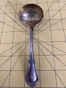 Argento Sterling Gorham Norfolk maionese o crema mestolo oro lavaggio monogramma - Foto 1 di 9