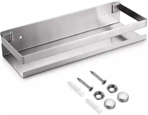Mensola Angolare Da Bagno in Acciaio Inox, Accessori Da Bagno, Mensole Da Parete - Foto 1 di 7