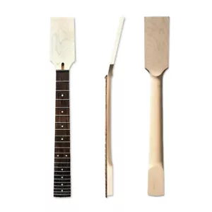Mástil de guitarra de arce de 12 cuerdas 22 trastes 24,75 pulgadas diapasón de palisandro cabeza de paleta - Imagen 1 de 7