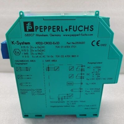 1PC NEW Pepperl+Fuchs KFD2-CRG2-EX1.D 255620 KFD2CRG2EX1.D Fast Ship - Image 1 of 2