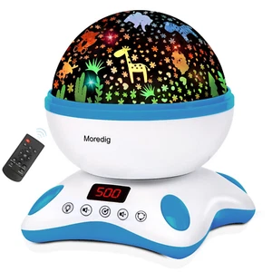 Baby Projector, Night Light for Kids with Timer and Remote 12 Songs 360 Degre... - Picture 1 of 8