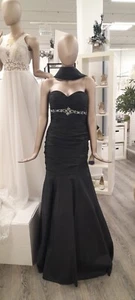 NEU LUXUAR MAGIC NIGHTS ABENDKLEID GR 38 SCHWARZ GOTHIC BRAUTKLEID BALLKLEID - Bild 1 von 1